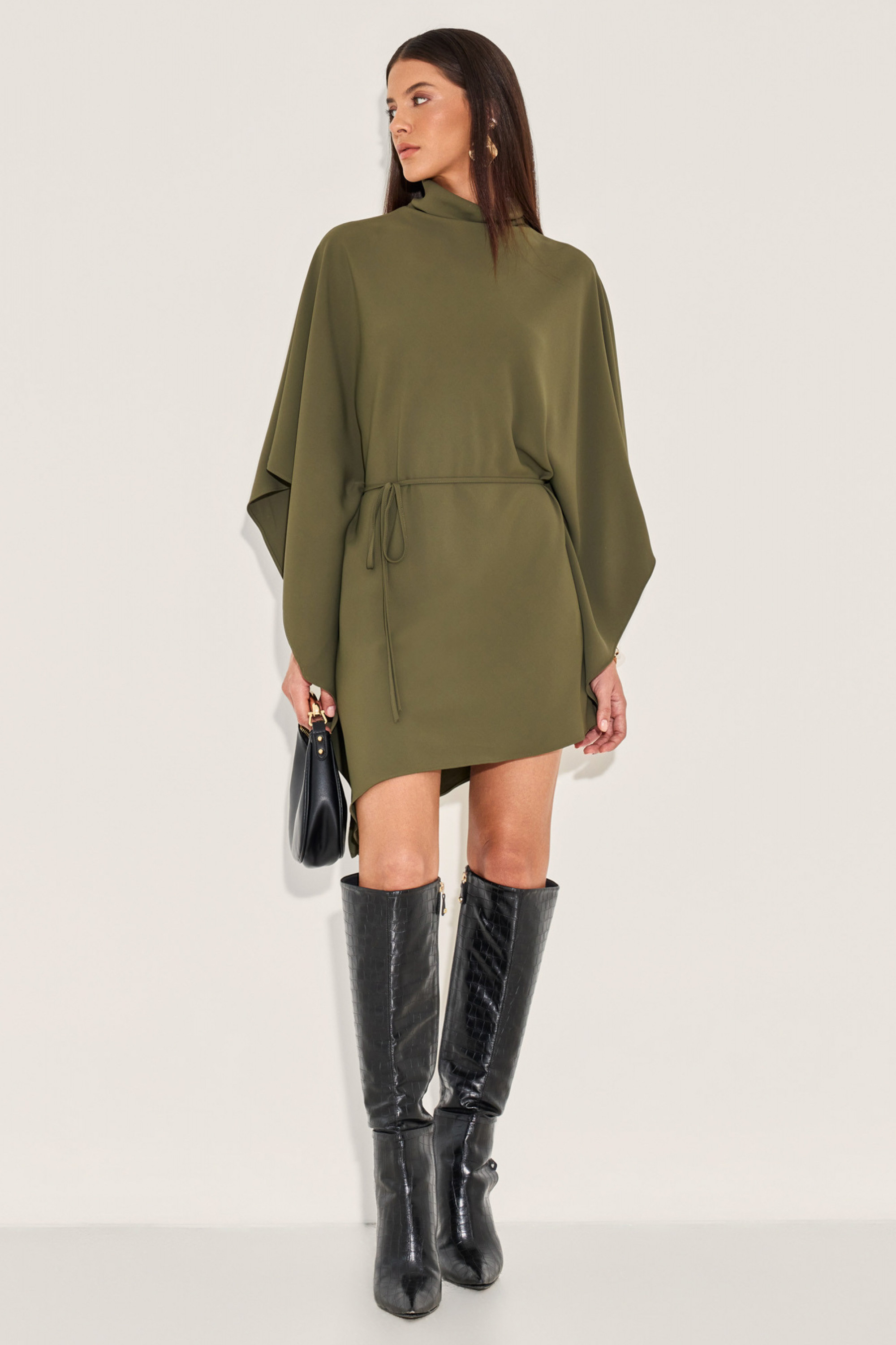 Vestido Alfaiataria Daniele Verde Militar