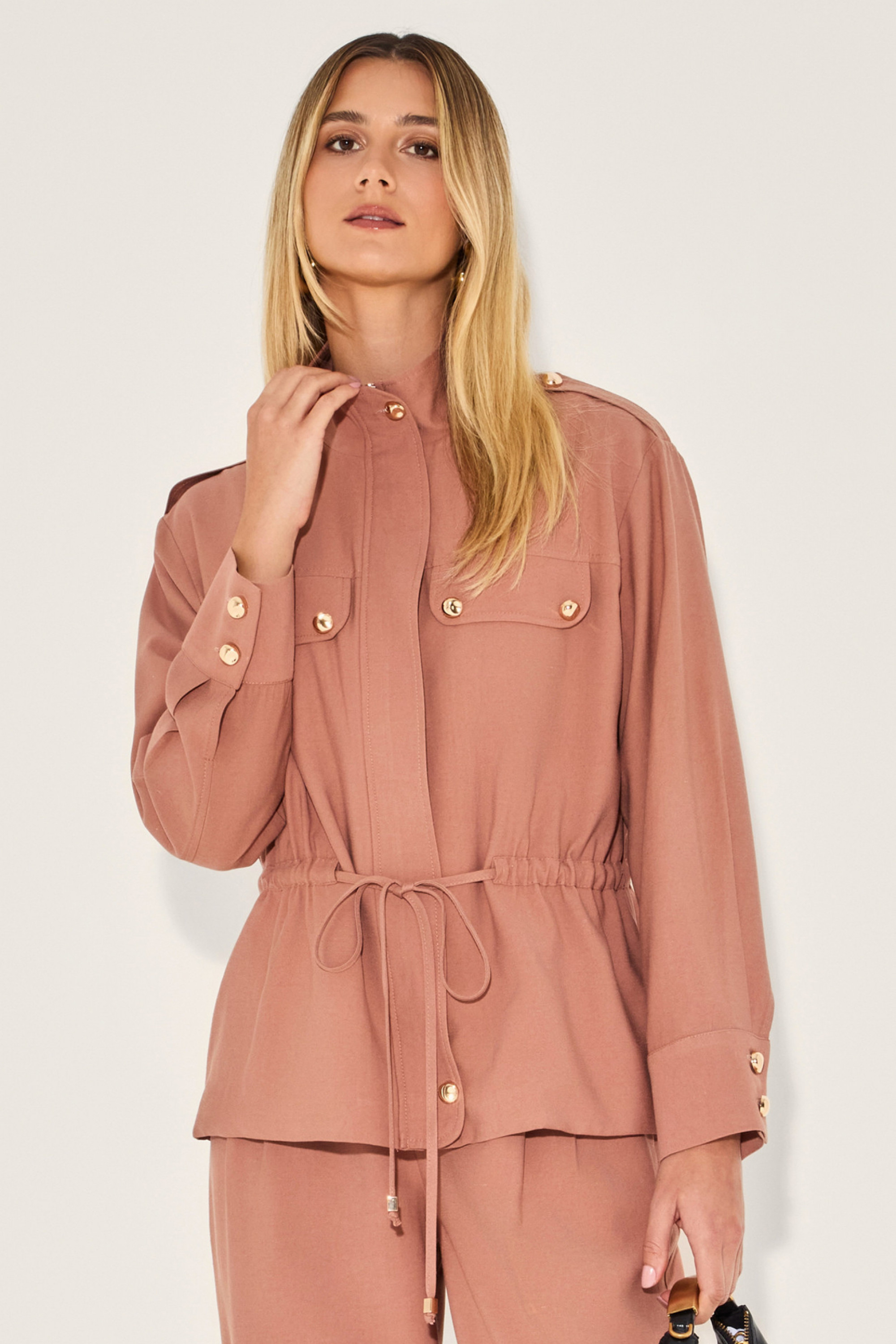 Parka Alfaiataria Naira Mocha