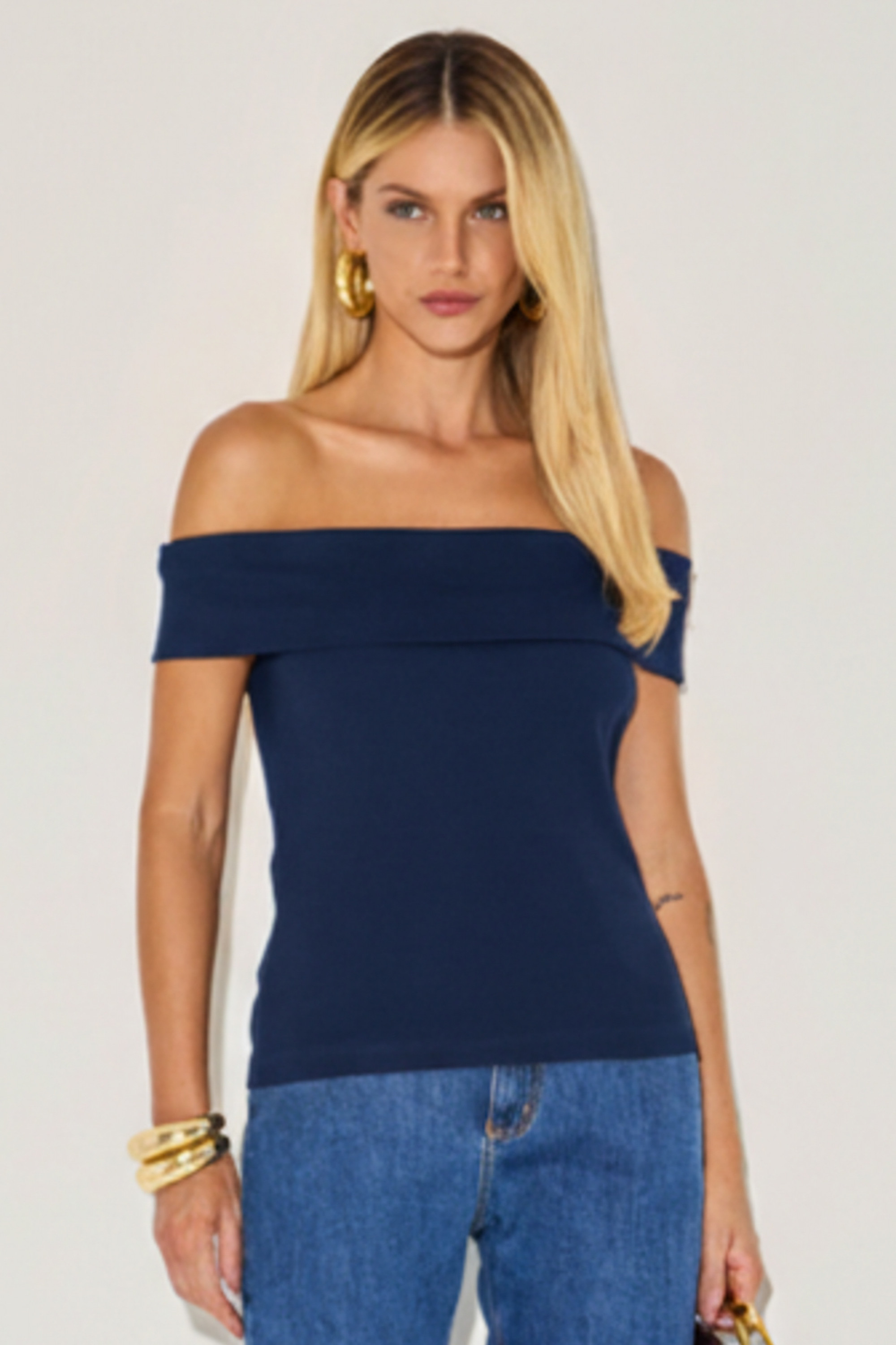 Blusa Canelada Jane Marinho