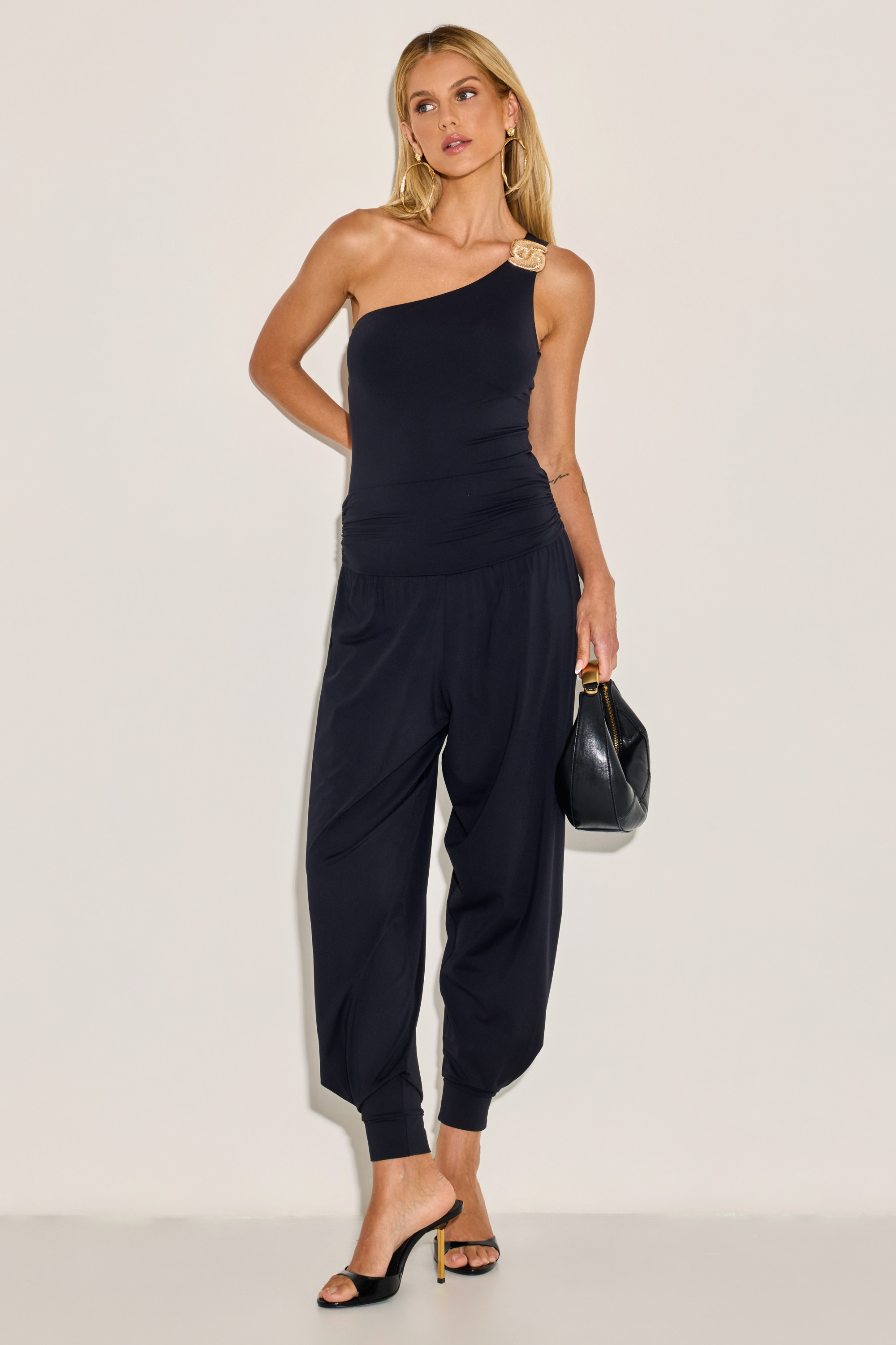 Calça Poliamida Magda Preto