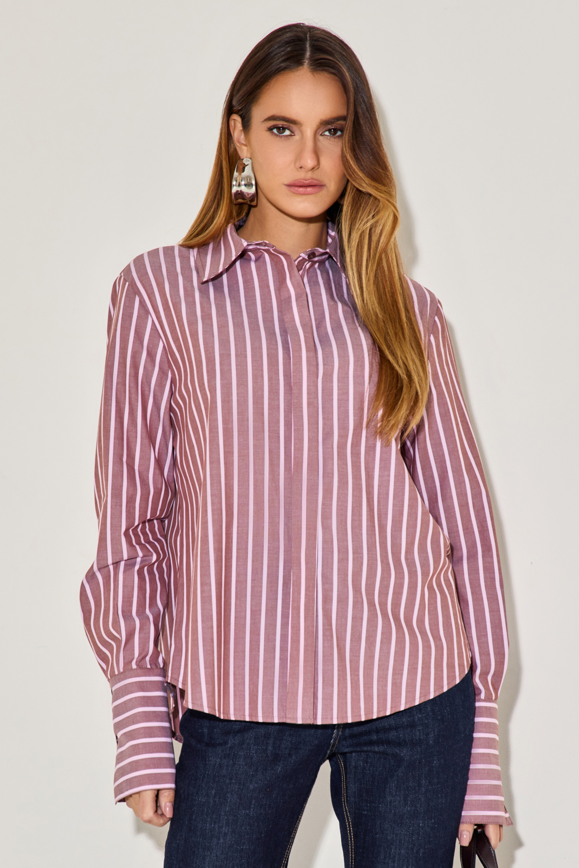 Camisa Algodão Aisha Rosa