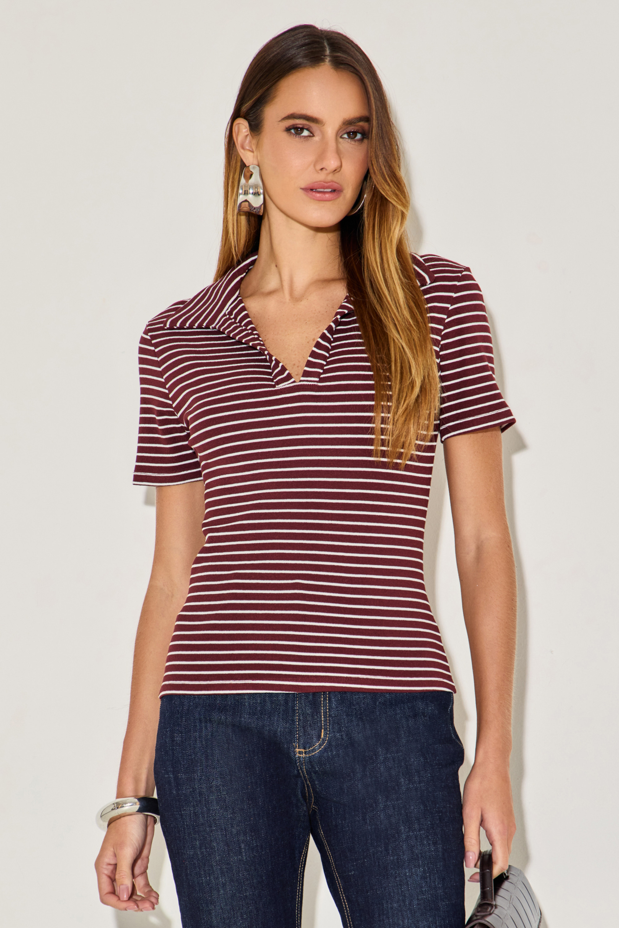 Blusa Polo Jamille Terra
