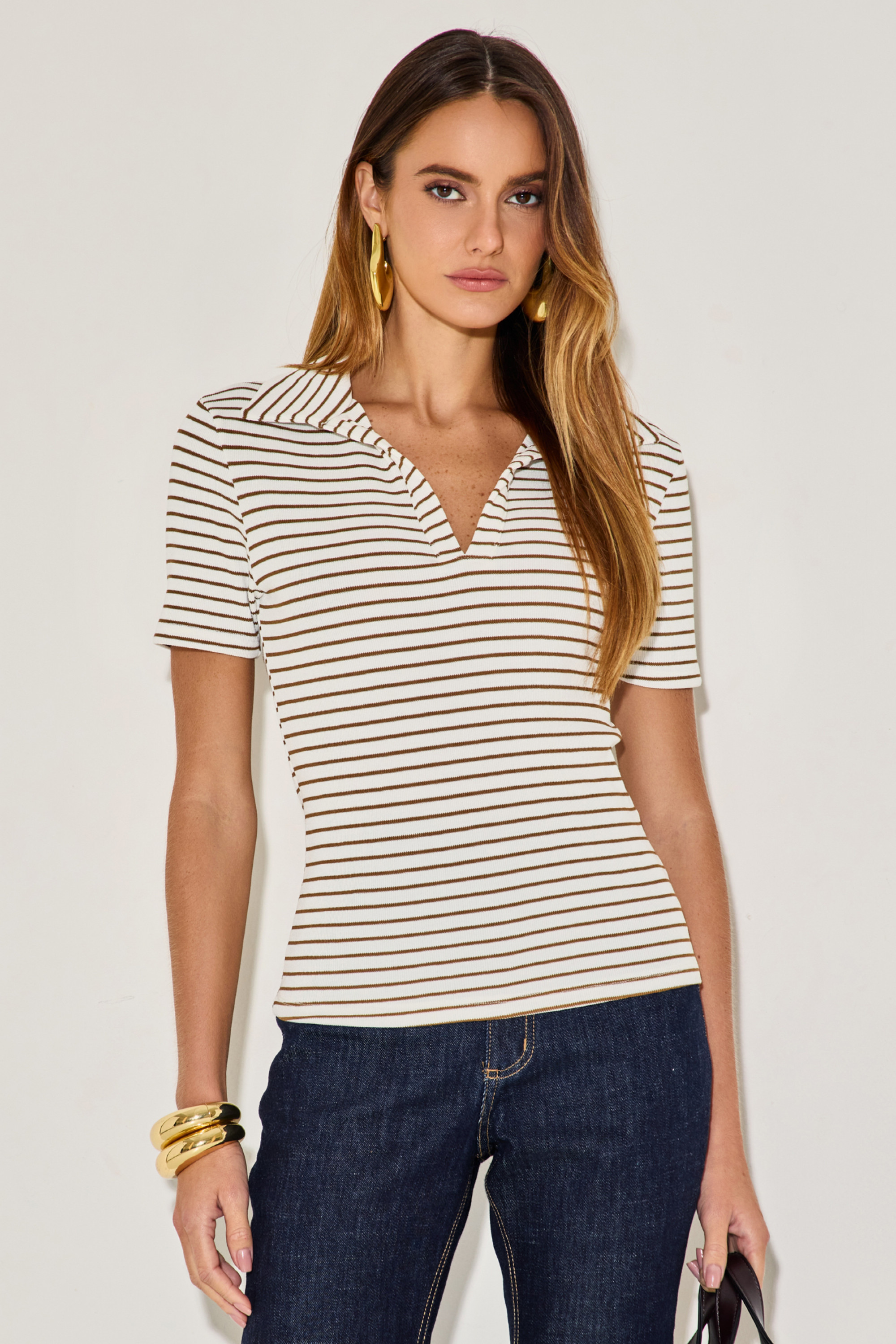 Blusa Polo Jamille Off White