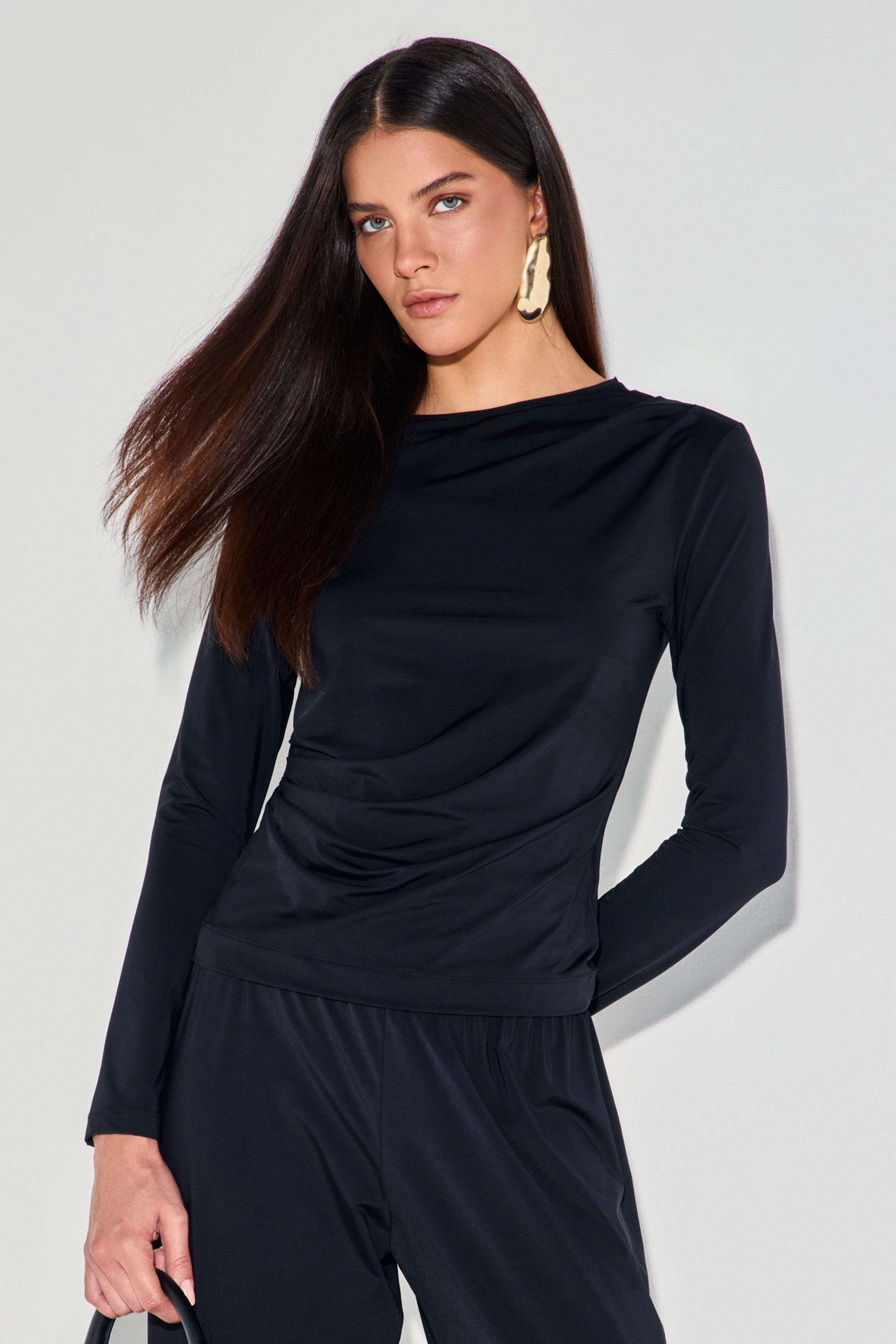Blusa Malha Poliane Preto