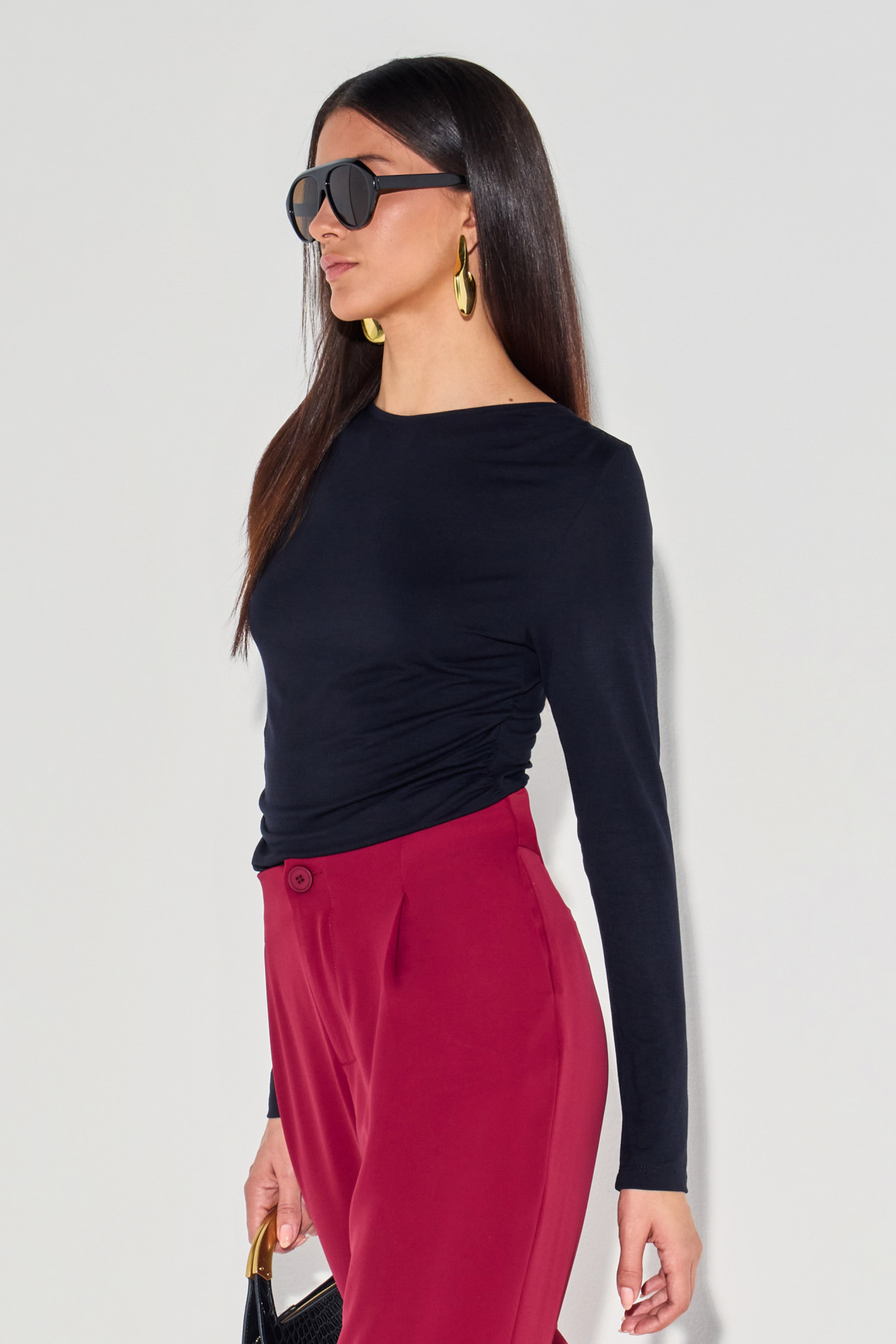 Blusa Malha Carlota Preto