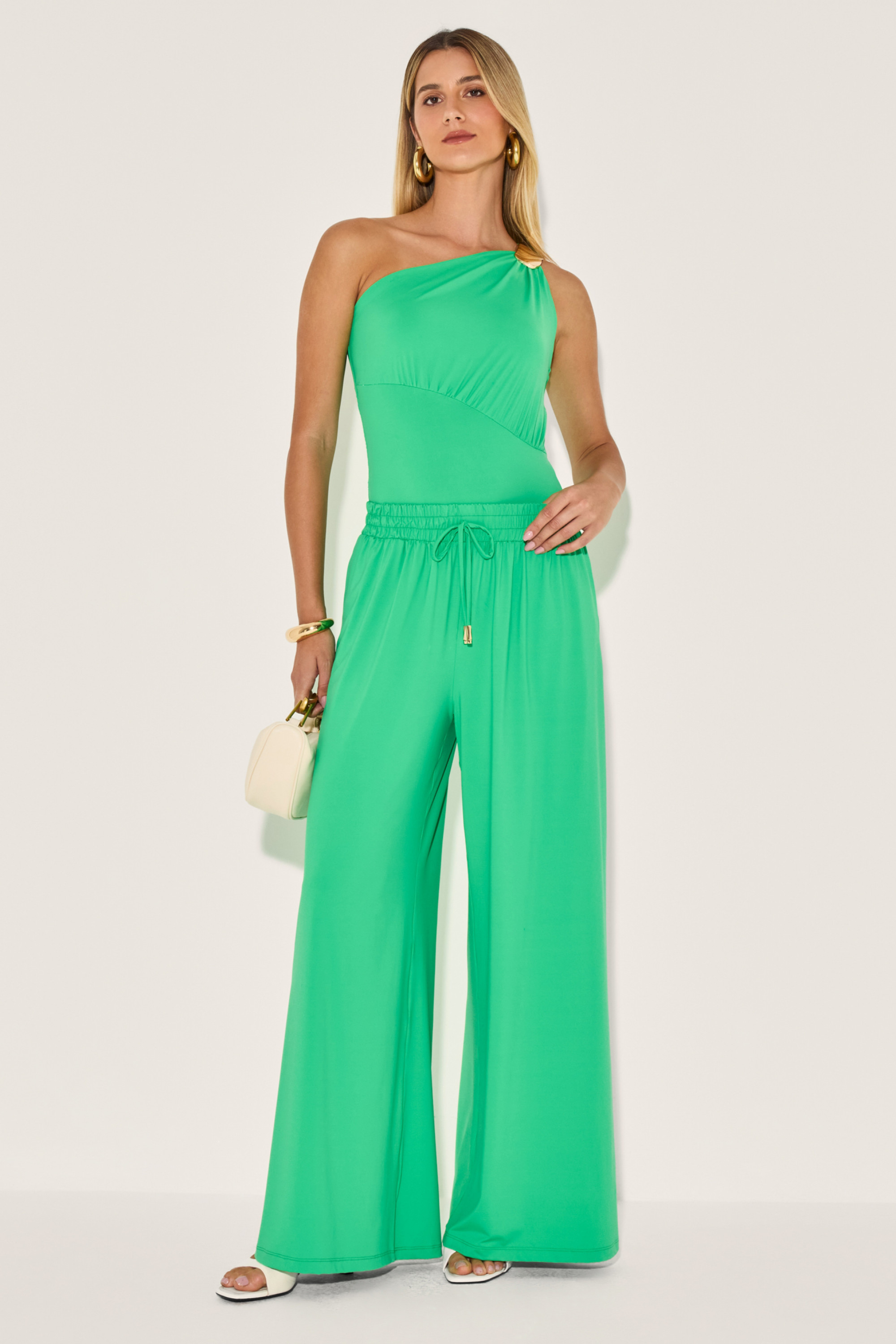 Calça Poliamida Suzana Verde Bandeira