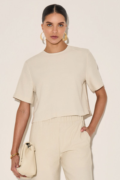 Blusa Alfaiataria Eloisa Areia