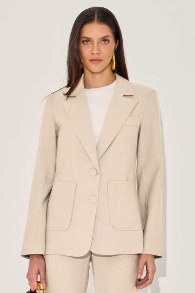 Blazer Alfaiataria Elara Cru