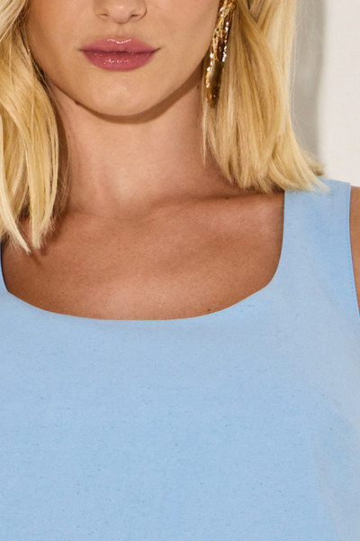 Blusa Alfaiataria Lia Azul