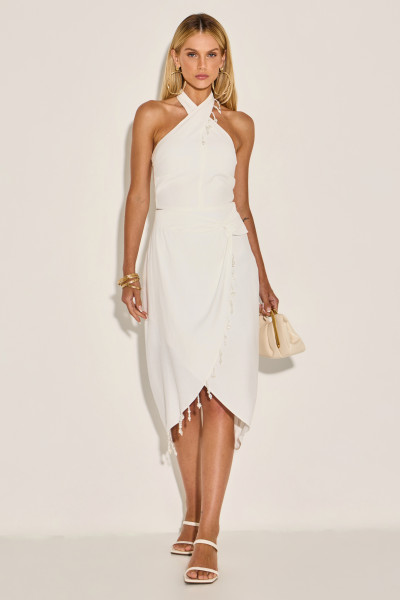 Saia Bordada Marli Off White