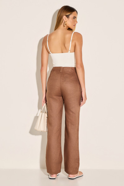 Calça Linho Laura Mocha