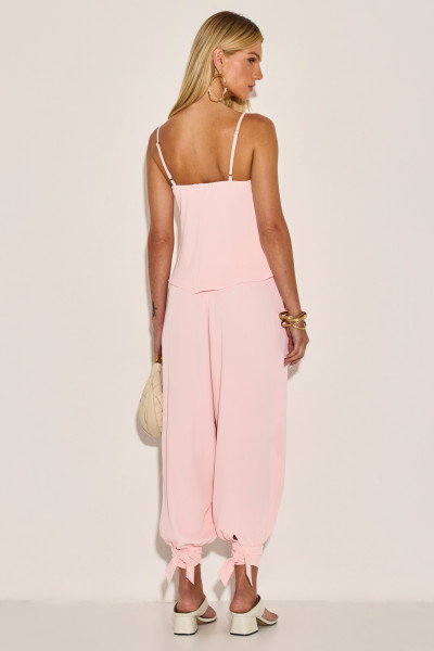 Calça Alfaiataria Debora Rosa Claro