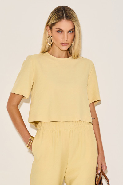 Blusa Alfaiataria Eloisa Amarelo