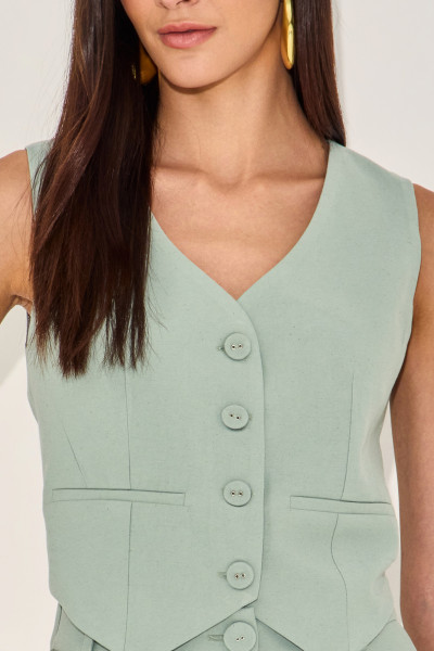 Colete Linen Elara Jade