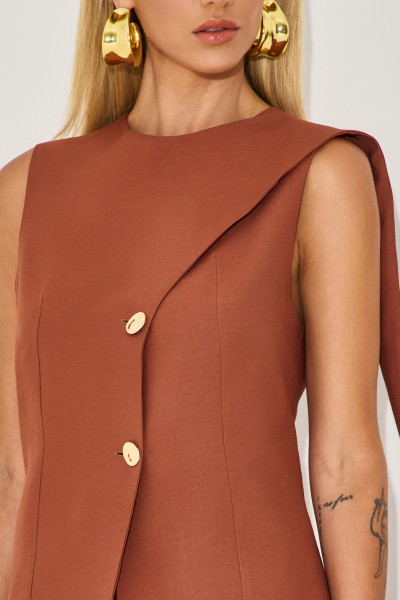 Blusa Alfaiataria Jessyca Canela 