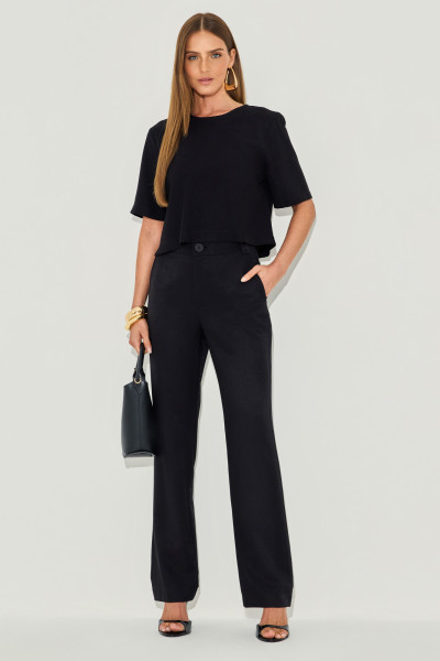Calça Alfaiataria Lorane Preto 