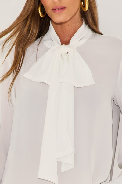 Blusa Crepe Carolina Off White