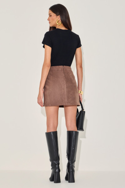 Shorts Suede Violette Fendi