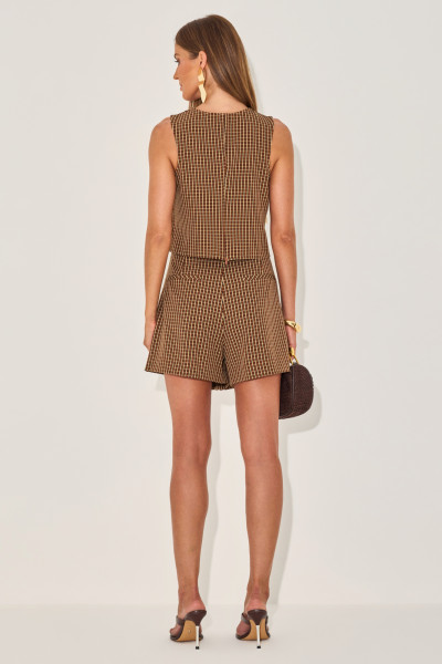 Shorts Alfaiataria Verona Ferrugem 