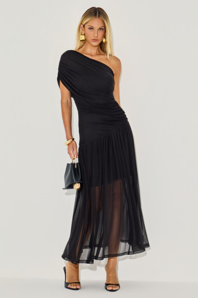 Vestido Tule Luana Preto 