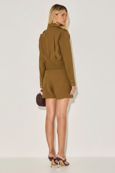 Shorts Alfaiataria Keilla Verde Oliva