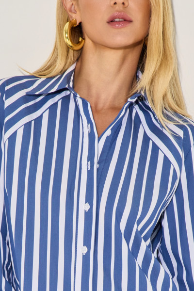 Camisa Listrada Keila Azul
