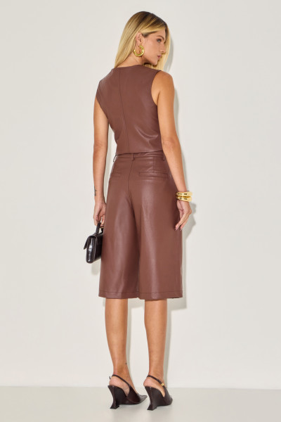 Bermuda PU Leandra Chocolate