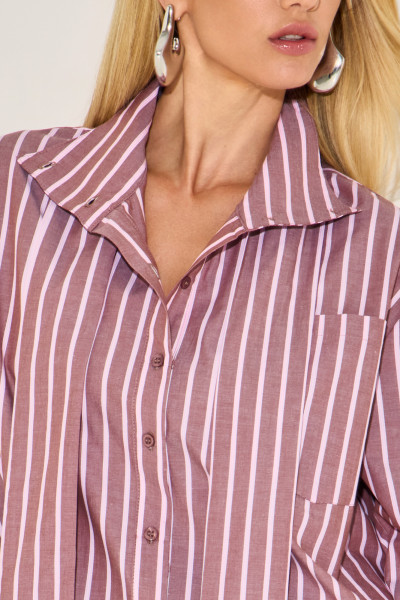 Camisa Listrada Desiré Rosa