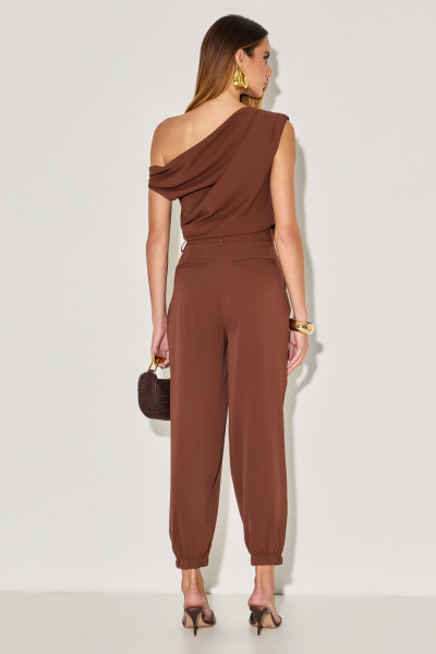 Calça Crepe Cecy Chocolate