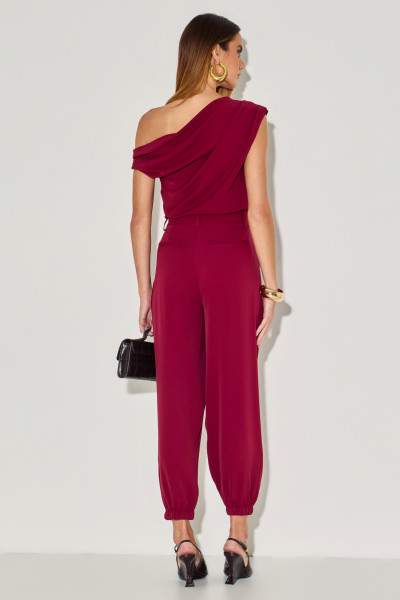 Calça Crepe Cecy Vinho