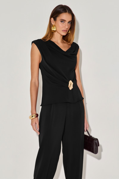 Calça Crepe Cecy Preto