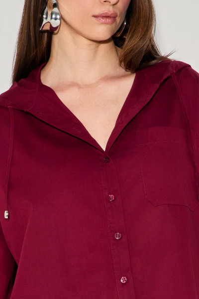 Camisa Algodão Analu Bordô