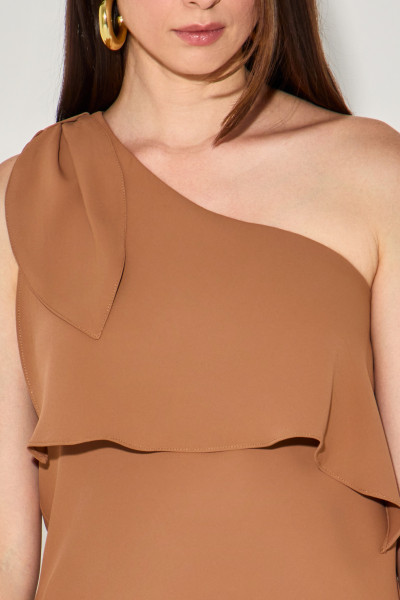 Blusa Alfaiataria Emanuella Caramelo