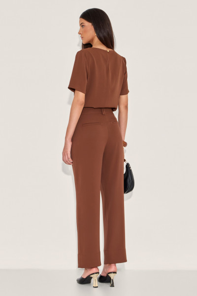 Calça Alfaiataria Pam Chocolate