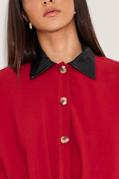 Jaqueta Alfaiataria Solere Vermelho