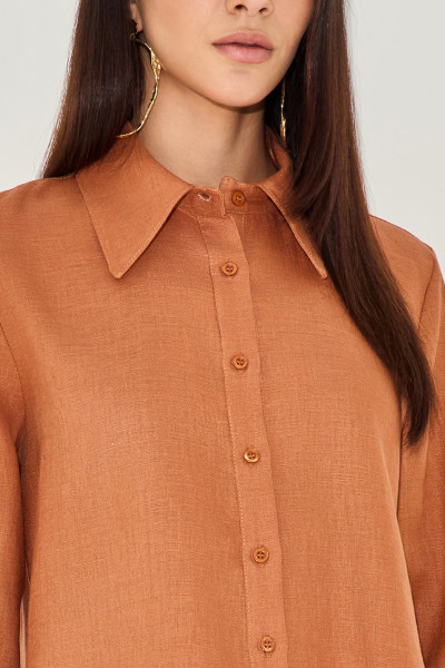 Camisa Linho Jessika Canela 