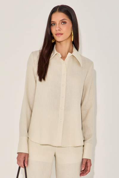 Camisa Linho Jessika Areia