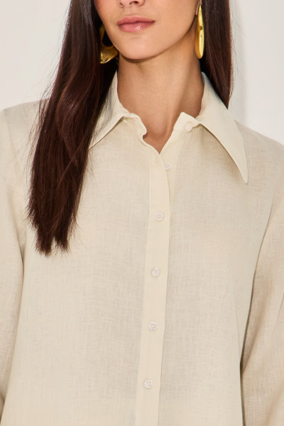 Camisa Linho Jessika Areia