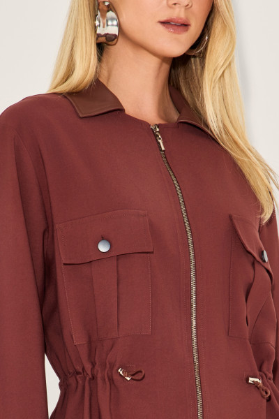 Parka Alfaiataria Irene Chocolate