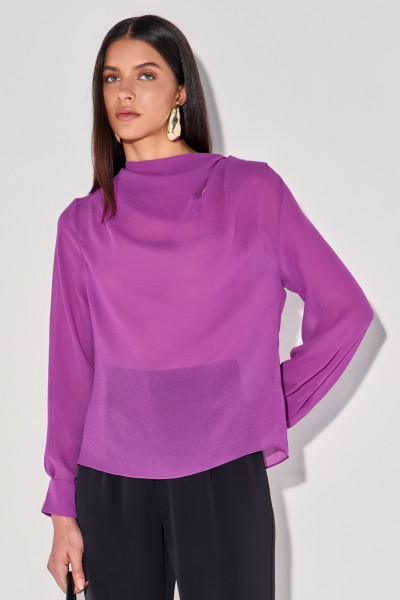 Blusa Crepe Matilde Roxo