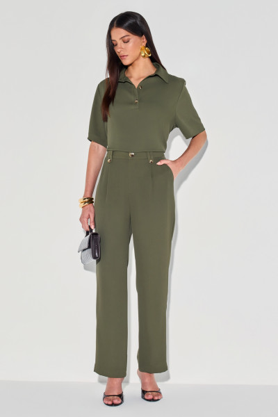 Calça Alfaiataria Juliete Verde Militar