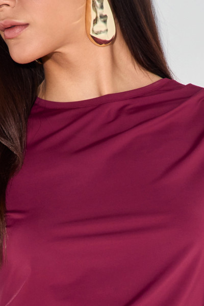 Blusa Malha Poliane Bordô