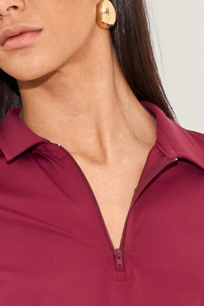 Blusa Polo Josie Bordô
