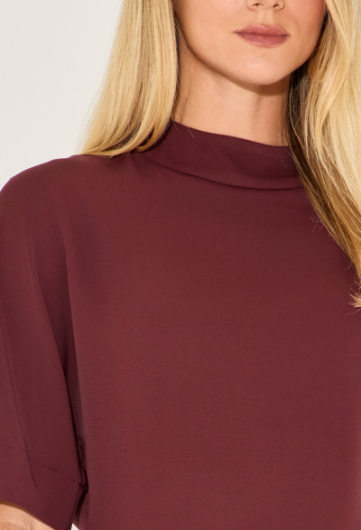Blusa Alfaiataria Lorenza Chocolate
