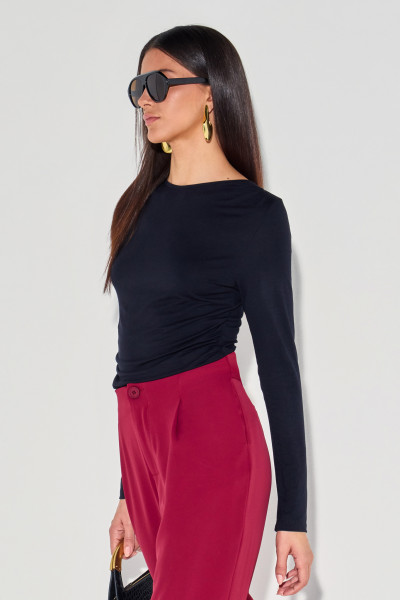 Blusa Malha Carlota Preto