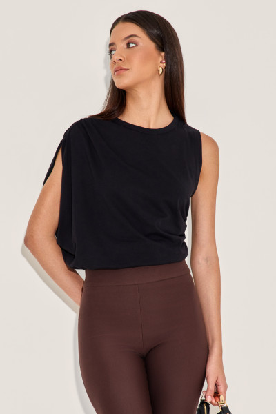 Blusa Algodão Cassie Preto
