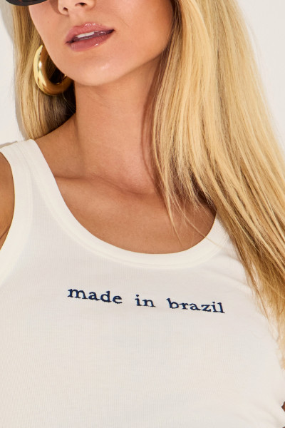 Blusa Ribana Made In Brazil Off White