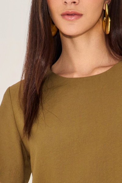 Blusa Alfaiataria Sorelle Verde Oliva 