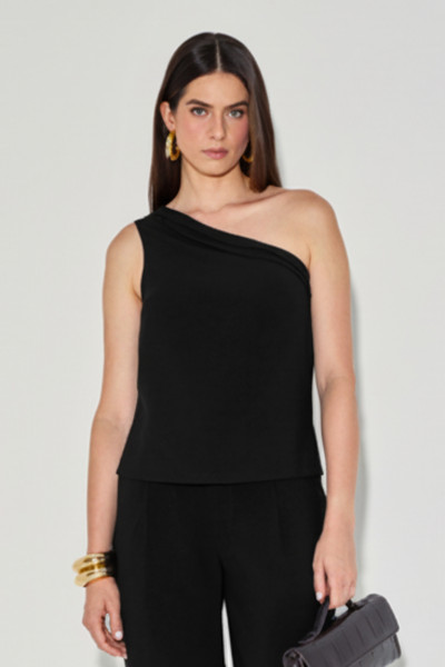 Blusa Alfaiataria Tarcila Preto