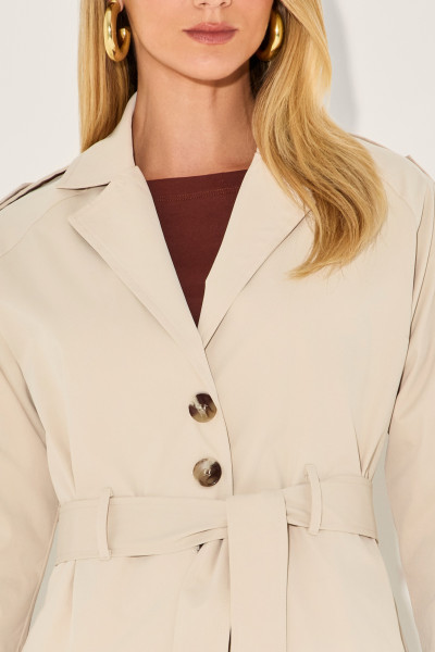 Trench Coat Iris Areia